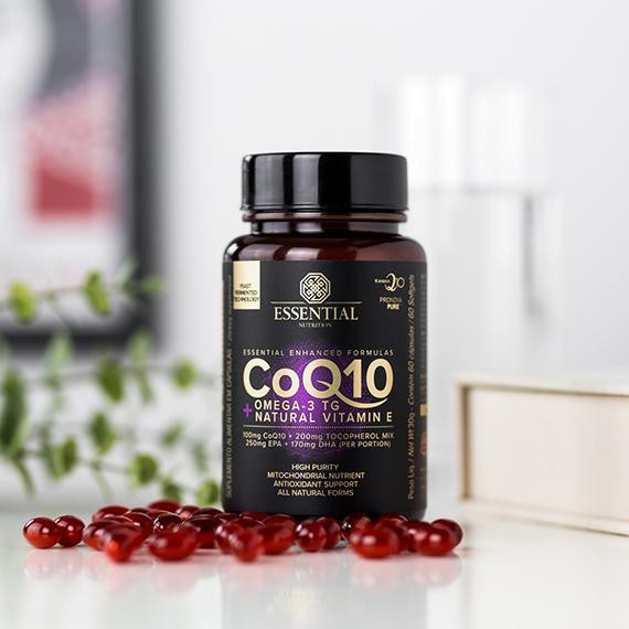 Coenzima Q10 + Omega-3 TG + Natural Vitamin E\/ 60 Caps ...